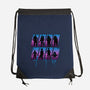 Retro Busters-none drawstring bag-rocketman_art