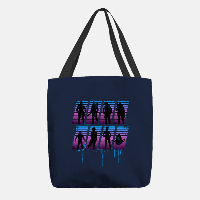 Retro Busters-none basic tote-rocketman_art