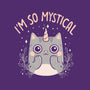 Mystical Kitty-womens fitted tee-eduely
