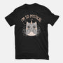 Mystical Kitty-womens fitted tee-eduely