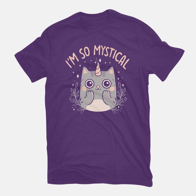 Mystical Kitty-womens basic tee-eduely