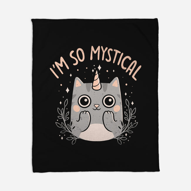 Mystical Kitty-none fleece blanket-eduely