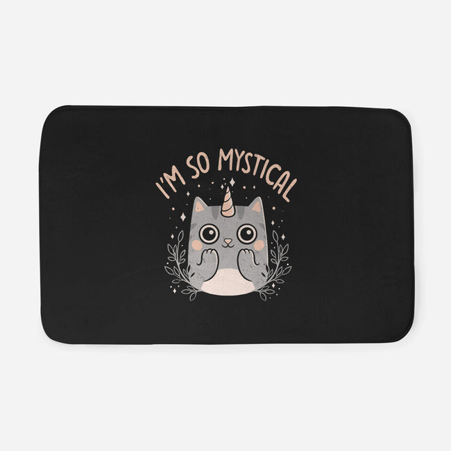 Mystical Kitty-none memory foam bath mat-eduely