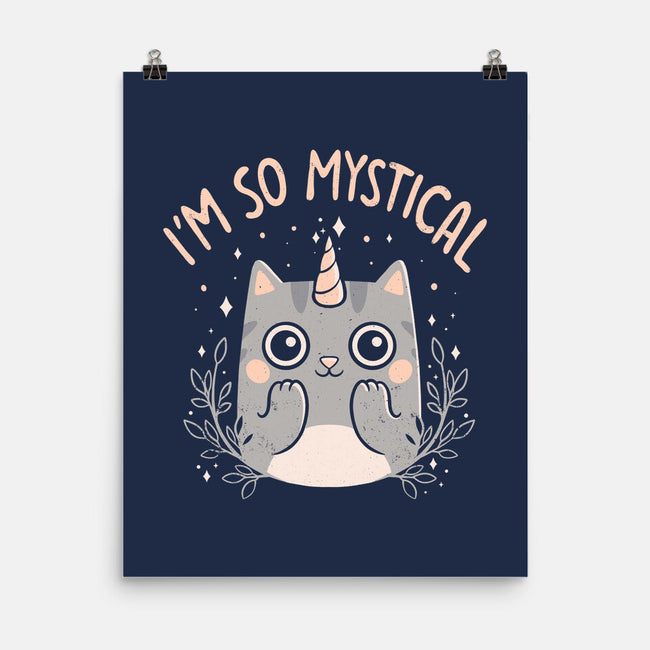 Mystical Kitty-none matte poster-eduely