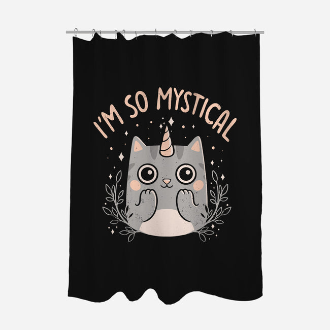 Mystical Kitty-none polyester shower curtain-eduely