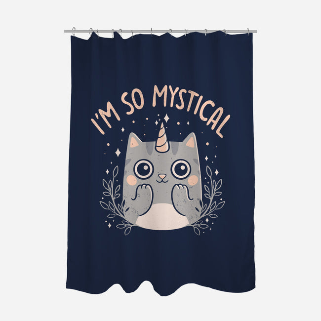 Mystical Kitty-none polyester shower curtain-eduely