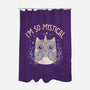 Mystical Kitty-none polyester shower curtain-eduely