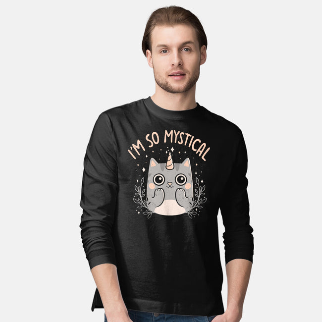 Mystical Kitty-mens long sleeved tee-eduely