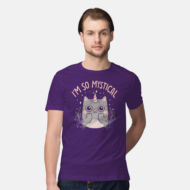 Mystical Kitty-mens premium tee-eduely