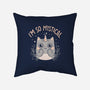 Mystical Kitty-none removable cover throw pillow-eduely