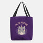 Mystical Kitty-none basic tote-eduely
