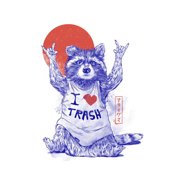 I Love Trash-none glossy sticker-eduely