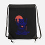 I Love Trash-none drawstring bag-eduely