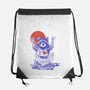 I Love Trash-none drawstring bag-eduely