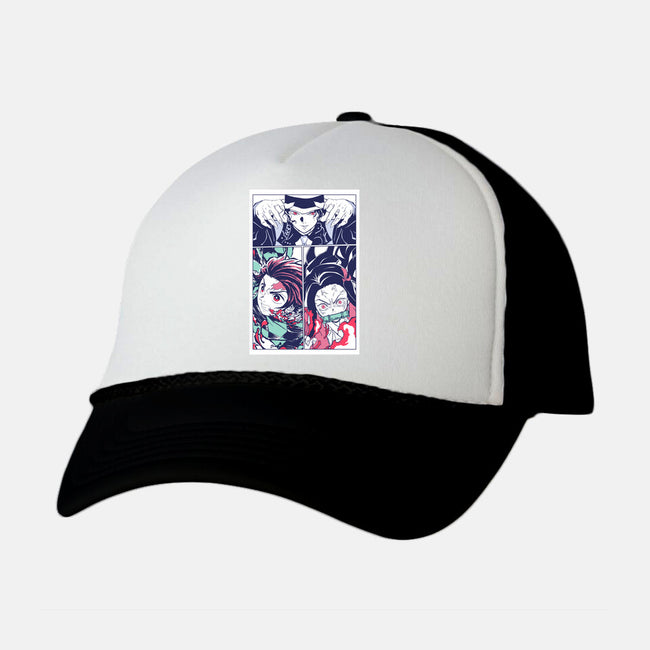 Defeat The Demon-unisex trucker hat-Jelly89