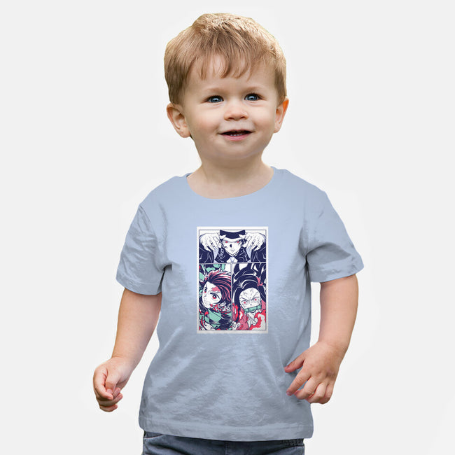 Defeat The Demon-baby basic tee-Jelly89