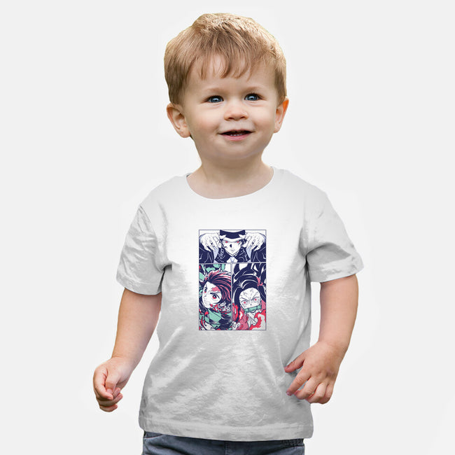 Defeat The Demon-baby basic tee-Jelly89