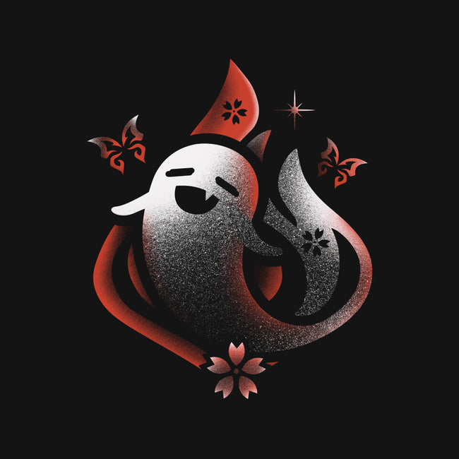 Hu Tao Ghost Pyro Element-none removable cover w insert throw pillow-Logozaste