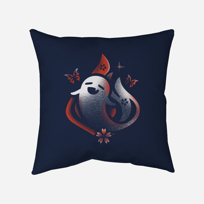 Hu Tao Ghost Pyro Element-none removable cover w insert throw pillow-Logozaste