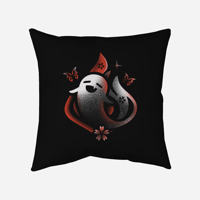 Hu Tao Ghost Pyro Element-none removable cover throw pillow-Logozaste