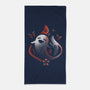 Hu Tao Ghost Pyro Element-none beach towel-Logozaste