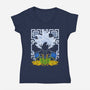 The Saviour-womens v-neck tee-RamenBoy