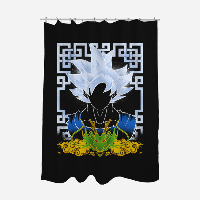 The Saviour-none polyester shower curtain-RamenBoy