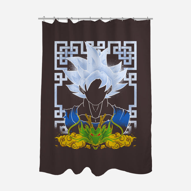 The Saviour-none polyester shower curtain-RamenBoy