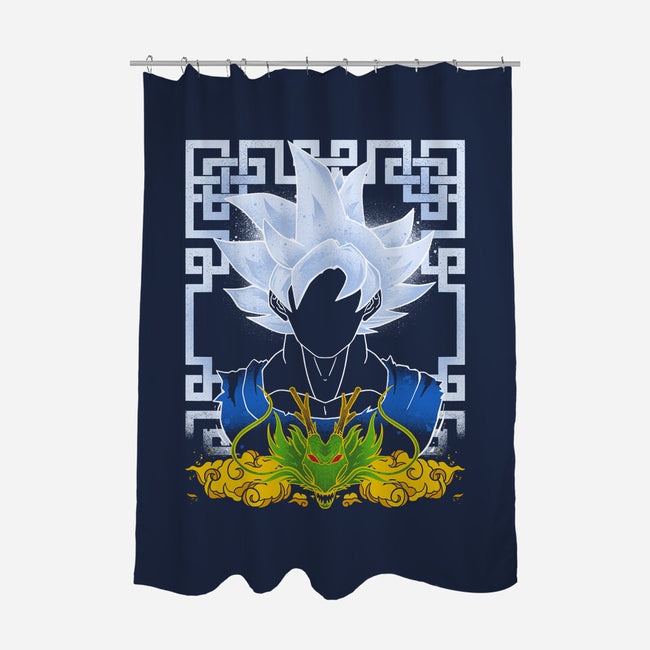 The Saviour-none polyester shower curtain-RamenBoy