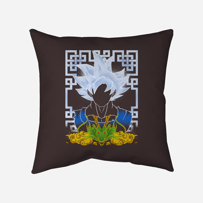 The Saviour-none removable cover w insert throw pillow-RamenBoy