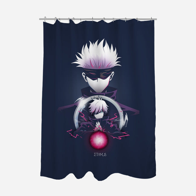 Satoru-none polyester shower curtain-PanosStamo
