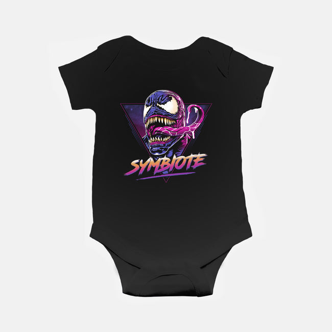 Retro Symbiote-baby basic onesie-ddjvigo