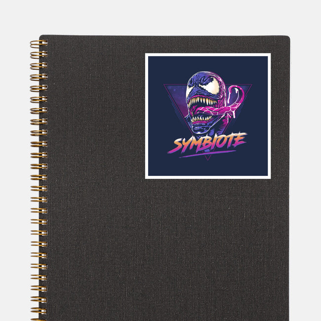 Retro Symbiote-none glossy sticker-ddjvigo