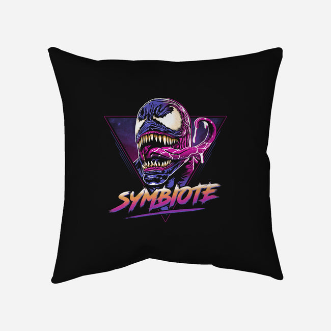 Retro Symbiote-none removable cover throw pillow-ddjvigo