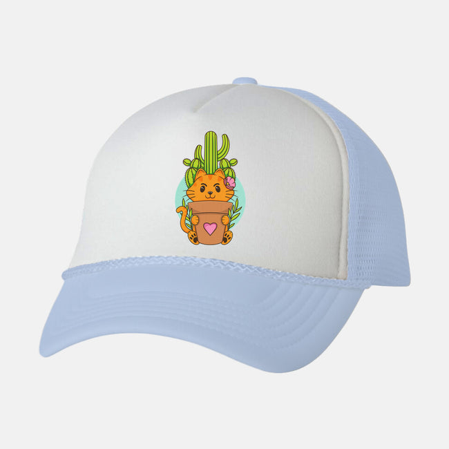 Catus-unisex trucker hat-Alundrart