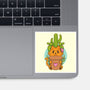 Catus-none glossy sticker-Alundrart