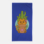 Catus-none beach towel-Alundrart