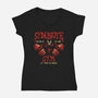 Symbiote Gym-womens v-neck tee-teesgeex