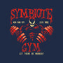 Symbiote Gym-none removable cover throw pillow-teesgeex