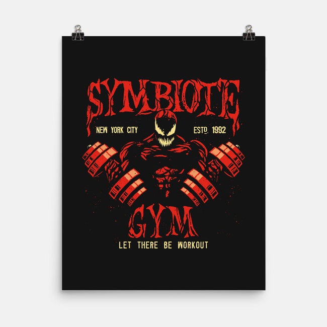 Symbiote Gym-none matte poster-teesgeex