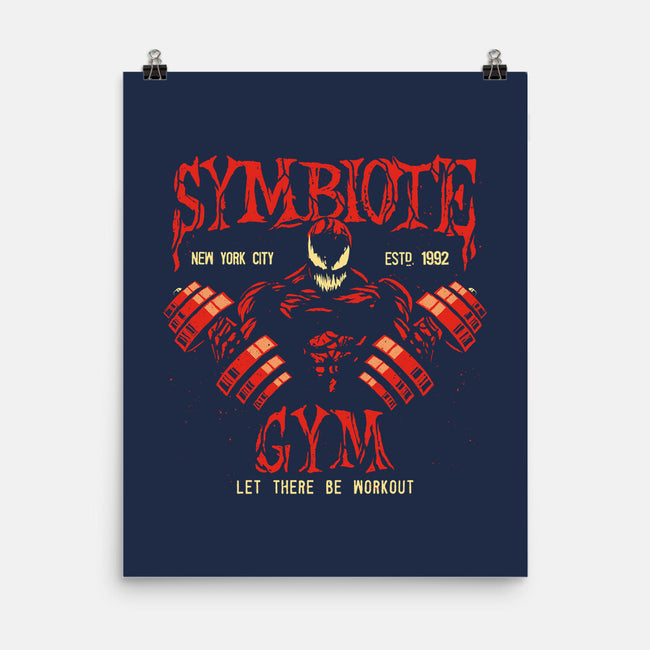 Symbiote Gym-none matte poster-teesgeex