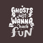 Ghosts Just Wanna Have Fun-none polyester shower curtain-tobefonseca