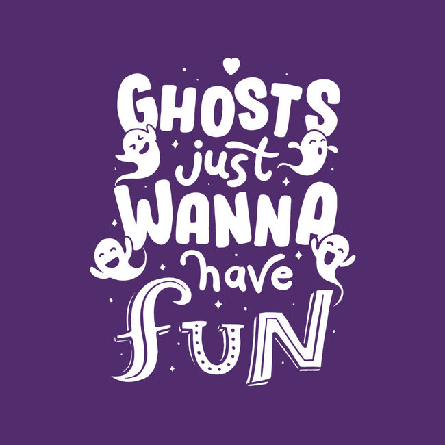 Ghosts Just Wanna Have Fun-none drawstring bag-tobefonseca