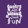 Ghosts Just Wanna Have Fun-none drawstring bag-tobefonseca