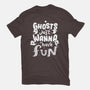 Ghosts Just Wanna Have Fun-womens basic tee-tobefonseca