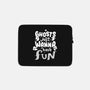 Ghosts Just Wanna Have Fun-none zippered laptop sleeve-tobefonseca