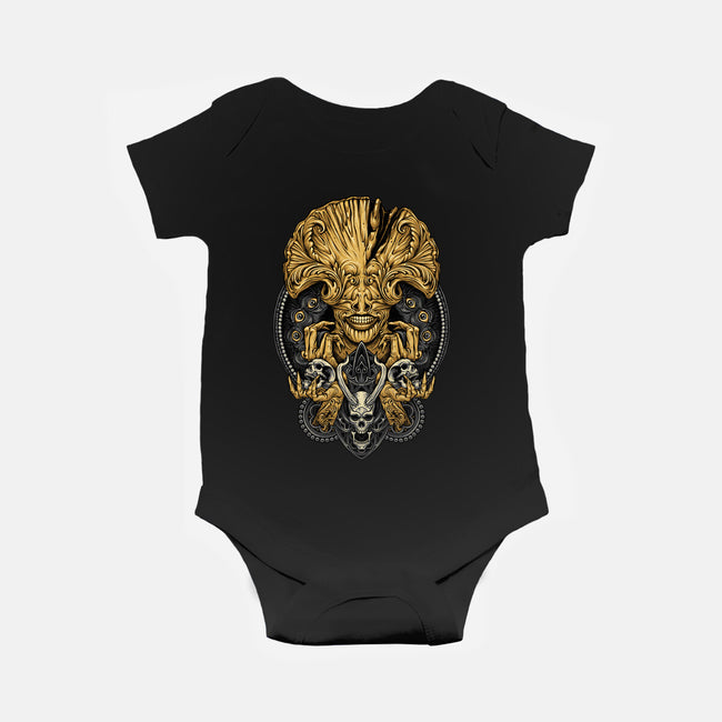 Angel Of Death-baby basic onesie-glitchygorilla