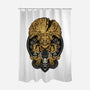 Angel Of Death-none polyester shower curtain-glitchygorilla