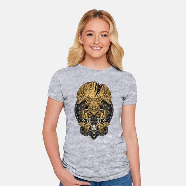 Angel Of Death-womens fitted tee-glitchygorilla