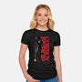 Shadow Of A Space Cowboy-womens fitted tee-DrMonekers